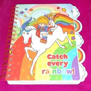 Rainbow Brite Catch Every Rainbow Lined Notebook Diary Journal 5 Tabs 120 Pages